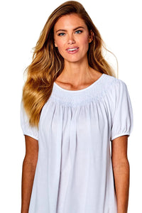 Suzanne Short Sleeve Smock Gown