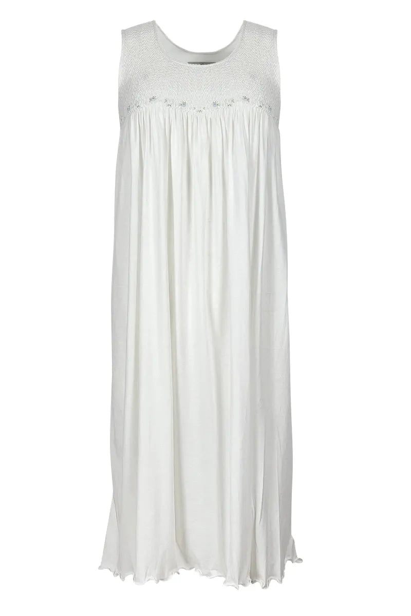 The Softest Pima Cotton Camila Tank Smock Gown for Women – Marelle Sleepwear