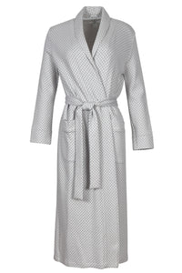 Kelly Long Sleeve Full Length Jacquard Robe