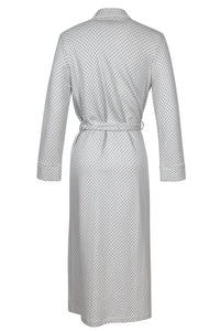 Kelly Long Sleeve Full Length Jacquard Robe