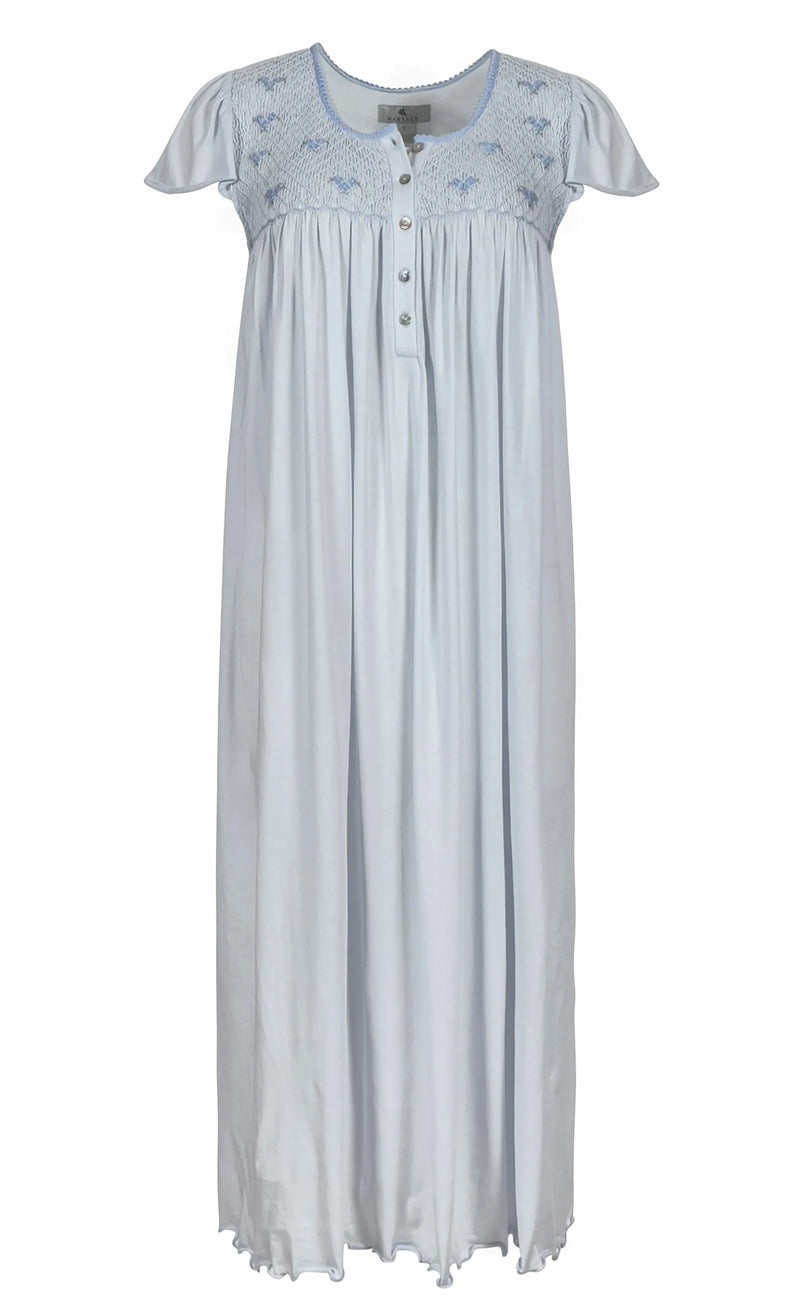 Sue Short Sleeve Smock Gown