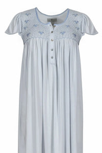 Sue Short Sleeve Smock Gown