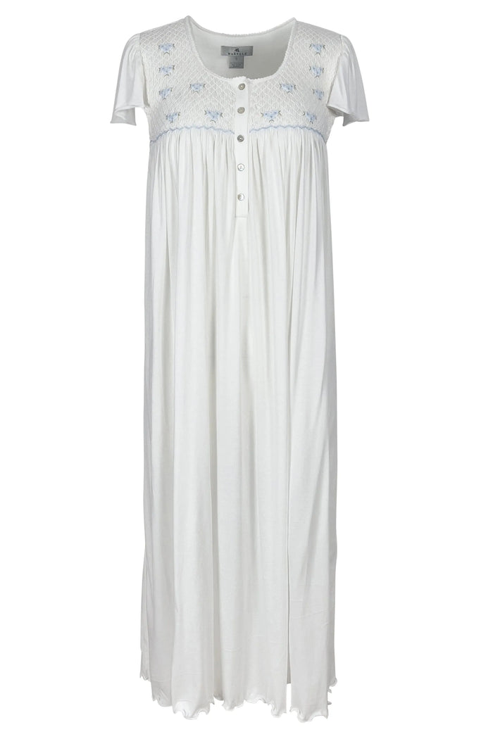 Sue Short Sleeve Smock Gown