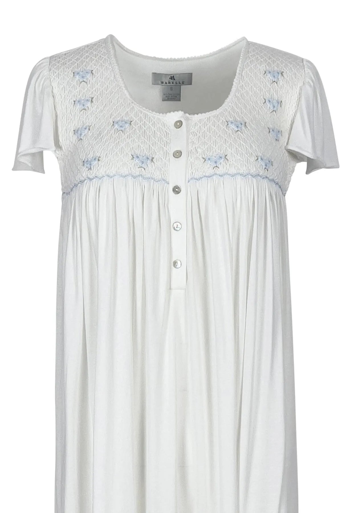 Sue Short Sleeve Smock Gown