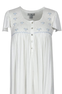 Sue Short Sleeve Smock Gown