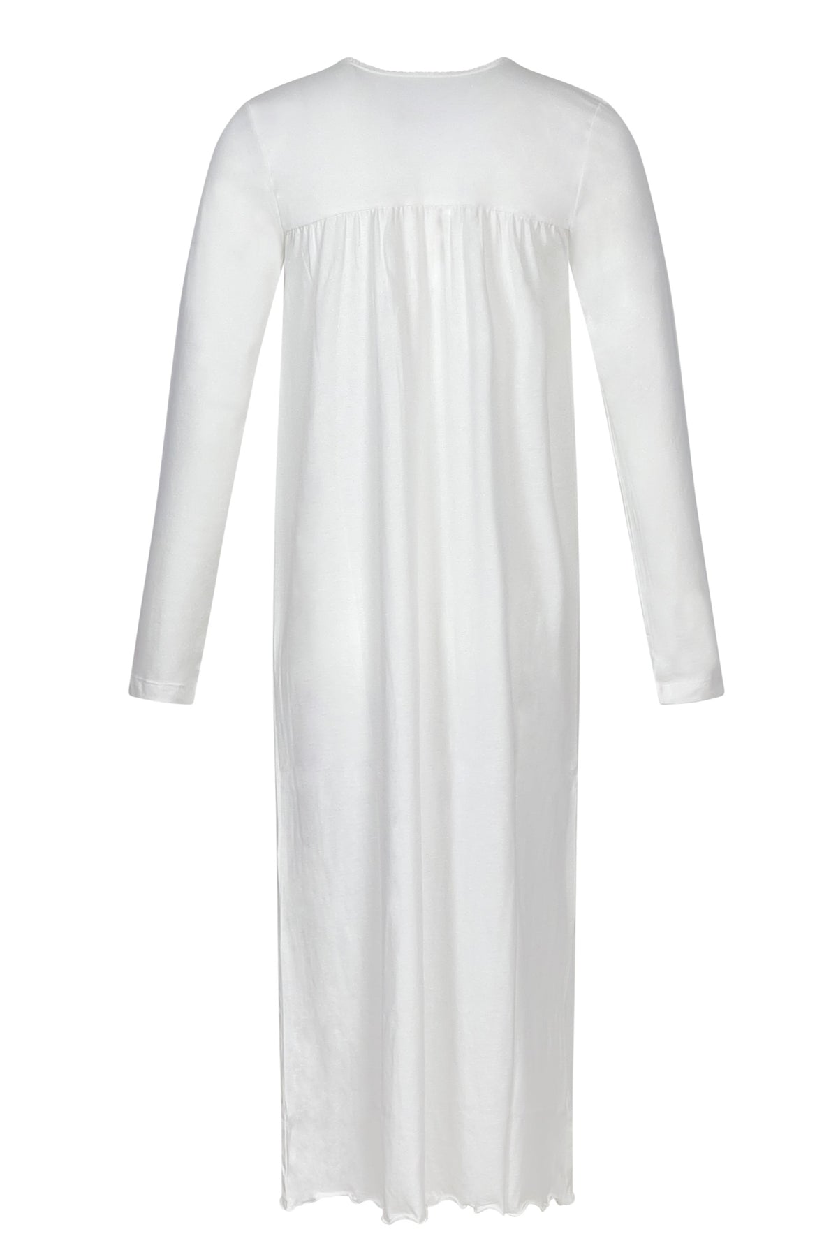 The Softest Pima Cotton Sue Long Sleeve Smock Gown for Women Marelle Sleepwear The Softest Pima Cotton Sue Long Sleeve Smock Gown for Women Marelle Sleepwear