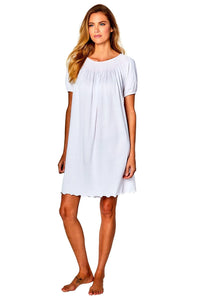 Suzanne Short Sleeve Smock Gown