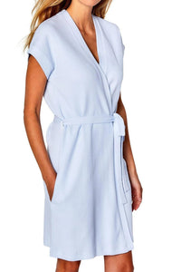 Carolina Italian Pique Kimono Robe - Sales Rack - Marelle Sleepwear