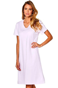 Elle Short Sleeve Gown - Marelle Sleepwear