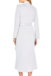 Grace Long Sleeve Long Textured Robe - Marelle Sleepwear