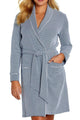 Grace Long Sleeve Short Textured Robe - Marelle Sleepwear