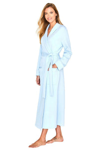Kelly Long Sleeve Full Length Jacquard Robe - Marelle Sleepwear