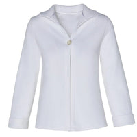 Kelly Long Sleeve Jacquard Bed Jacket - Marelle Sleepwear