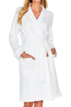 Kelly Long Sleeve Short Jacquard Robe - Marelle Sleepwear