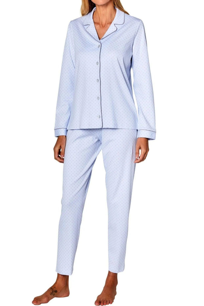 Lisa Long Sleeve Polka Dot PJ Set - Sales Rack - Marelle Sleepwear