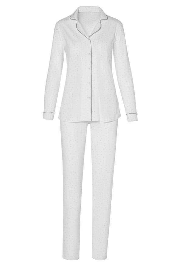 Lisa Long Sleeve Polka Dot PJ Set - Sales Rack - Marelle Sleepwear