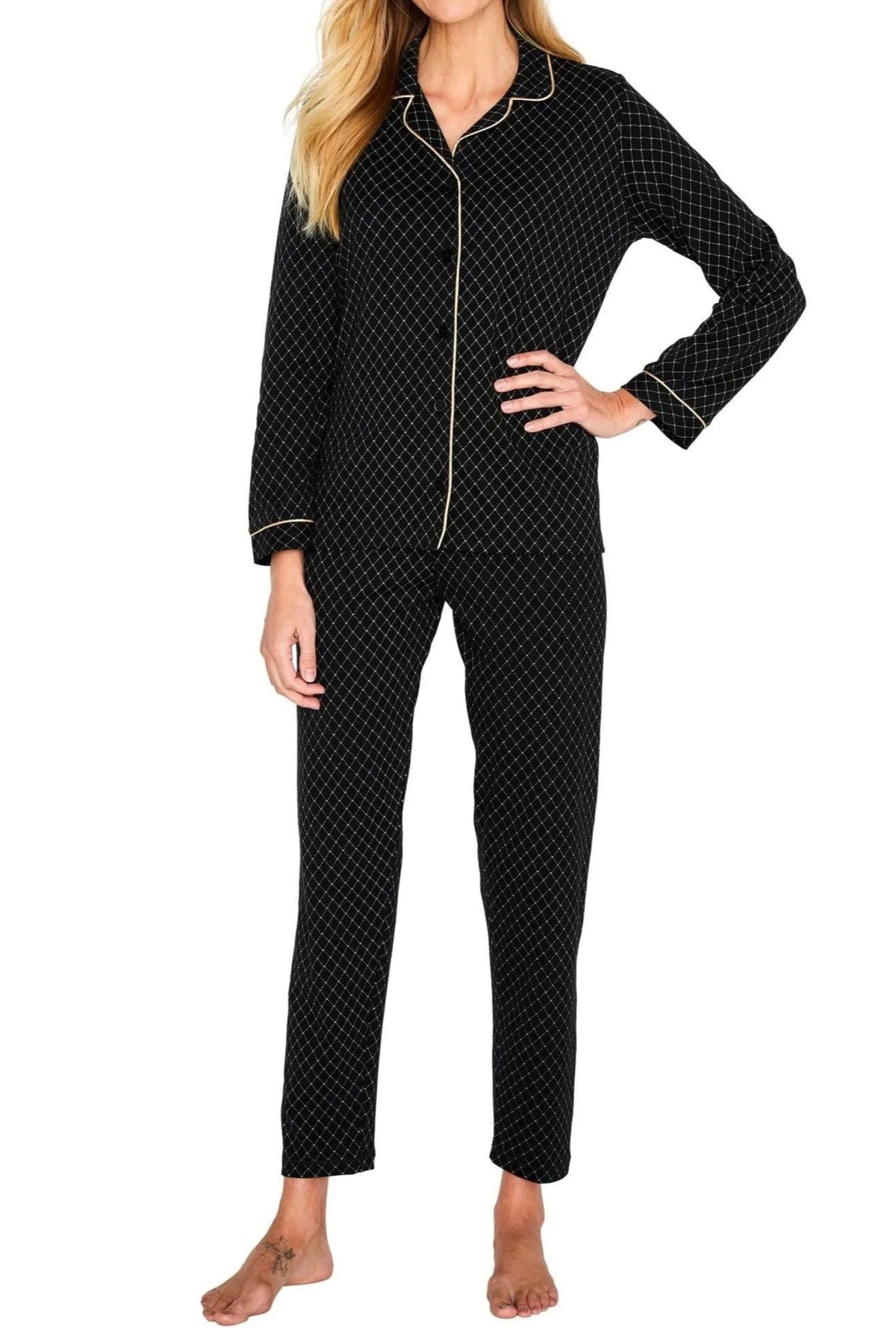 Audrey Long Sleeve PJ Set - Marelle Sleepwear