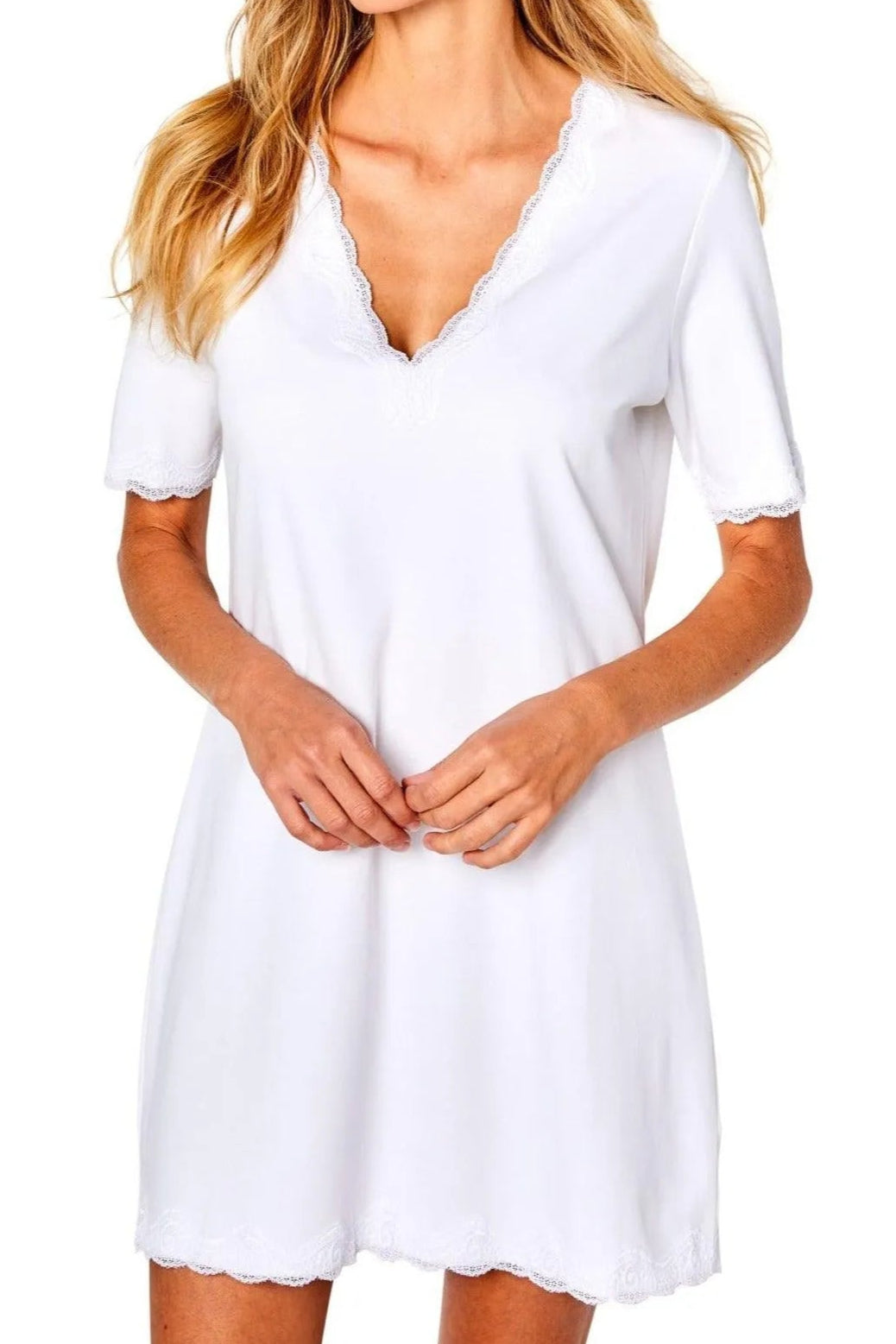 Mila Elbow Sleeve Chemise - Sales Rack - Marelle Sleepwear