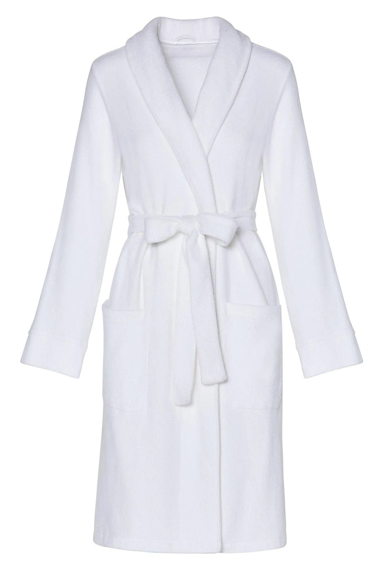 Theresa Long Sleeve Short Terry Robe - Marelle Sleepwear