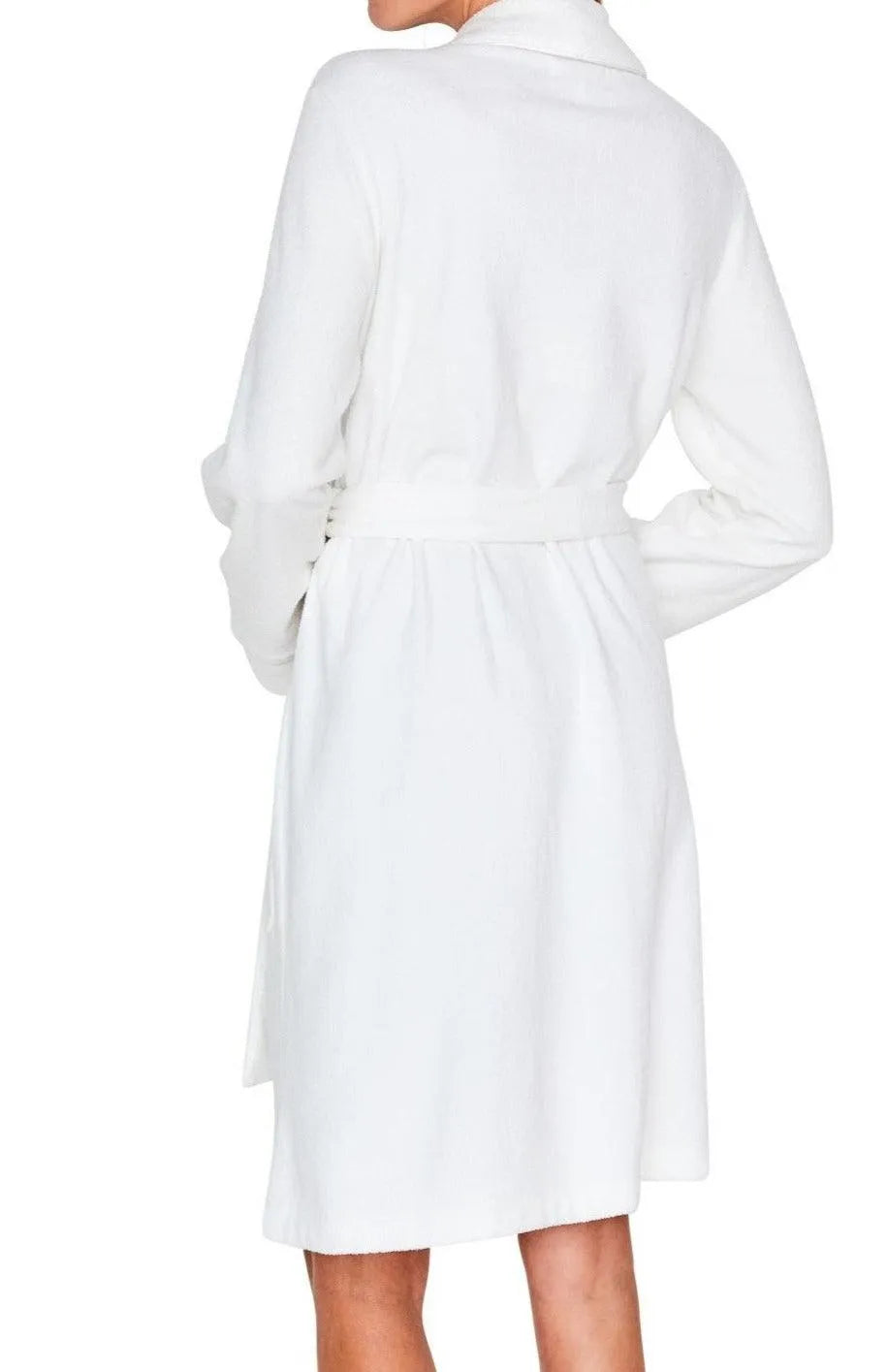 Theresa Long Sleeve Short Terry Robe - Marelle Sleepwear