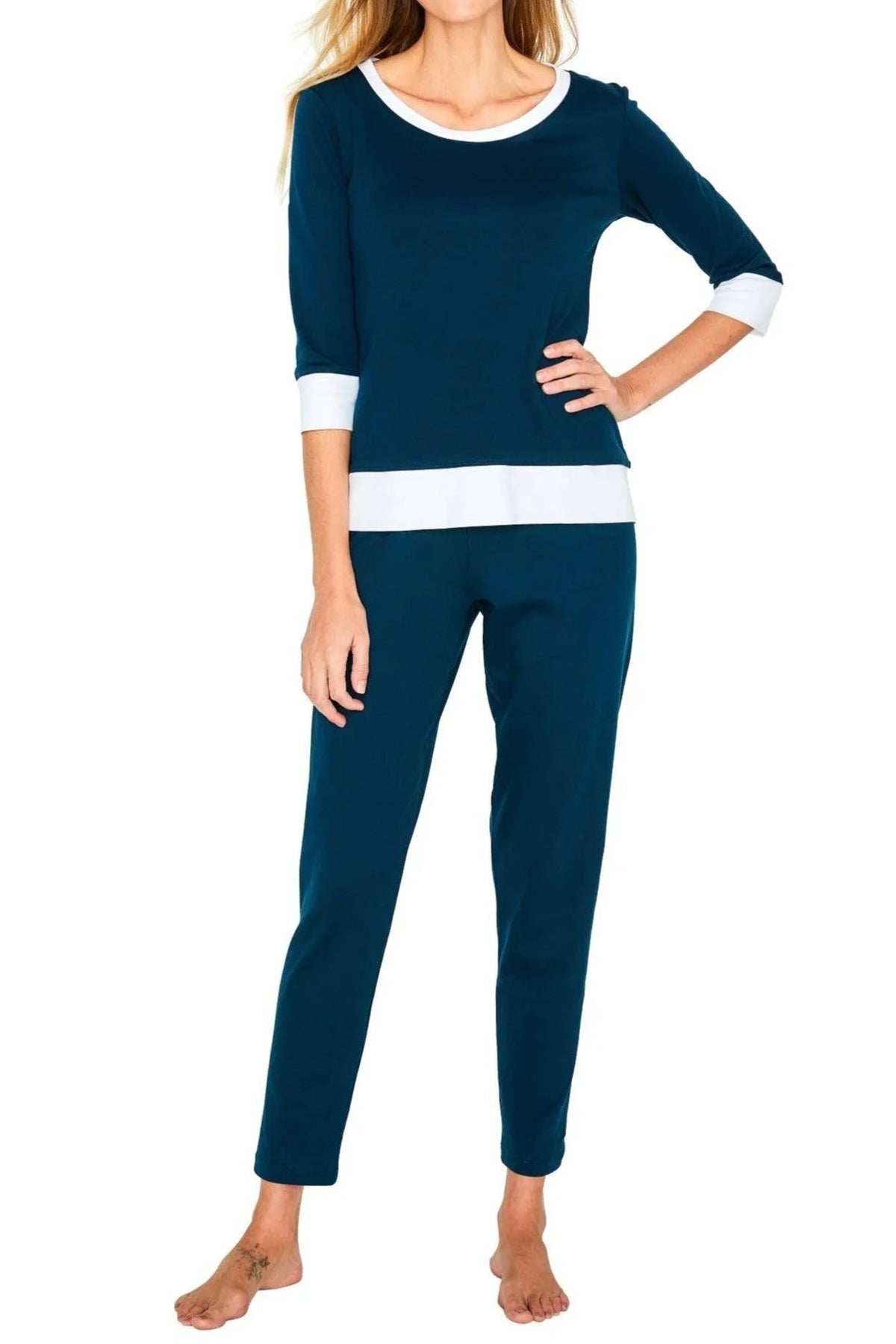 Victoria 3/4 Sleeve PJ Set - Marelle Sleepwear