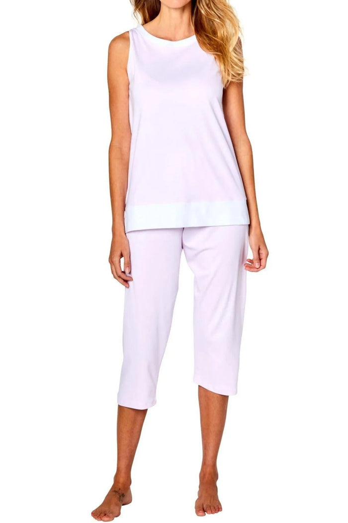 Victoria Tank Top Cropped PJ Set - Marelle Sleepwear