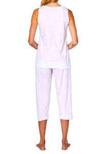 Victoria Tank Top Cropped PJ Set - Marelle Sleepwear